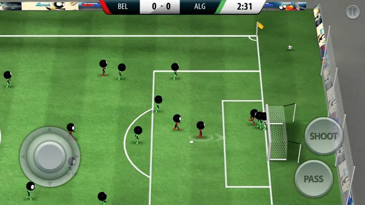 Stickman Soccer 2016 android App screenshot 1